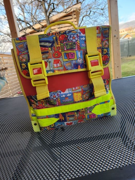 Ghiozdan școlar vintage