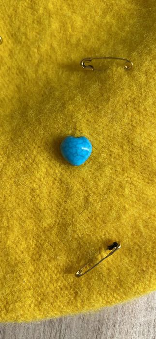 Bereta galbena handmade