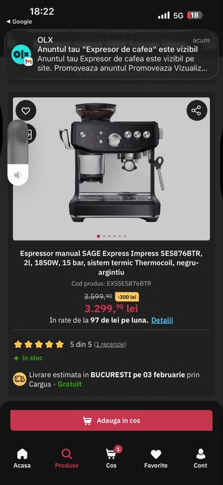 Expresor de cafea