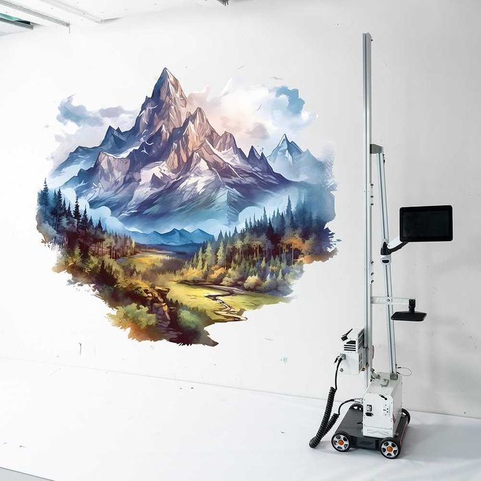 UV Wall Printer TMP1000 | Две Epson i1600 глави | + Комплект мастила