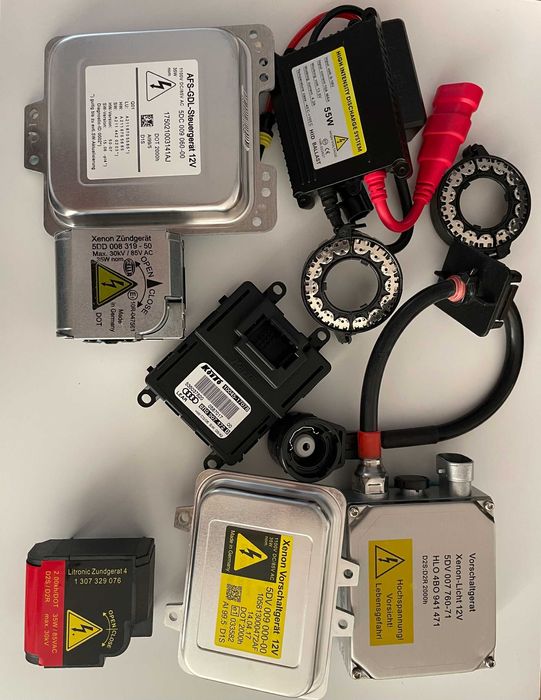 различни модели баласти за заводски ксенон