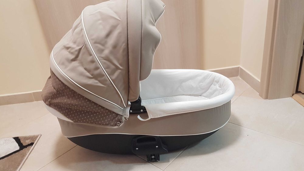 BUBA VIVI Бебешка количка 3 в 1 Капучино