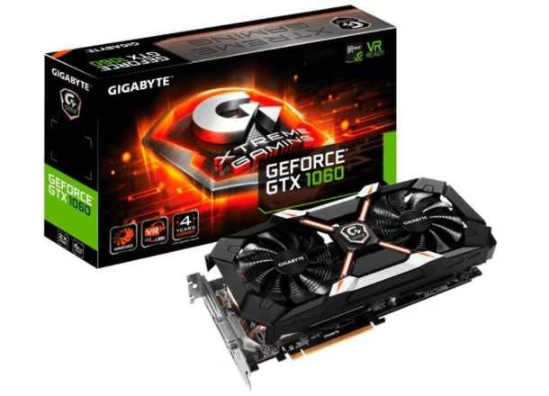 Placa video Nvidia 1060 extreme Gaming OC 6GB