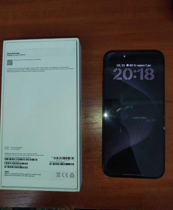 Iphone 15 pro max 256 Black Titanium