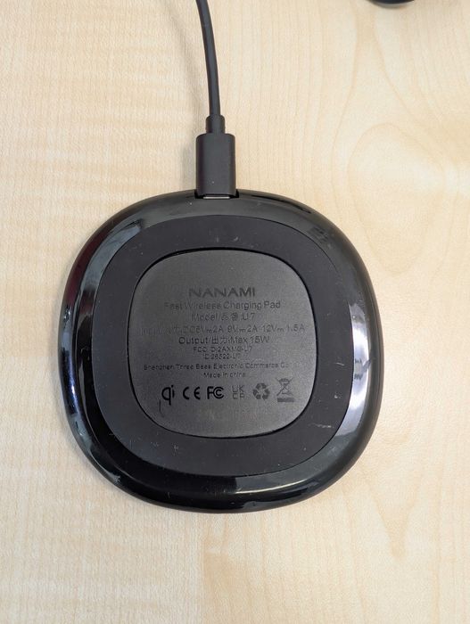 Incarcator Wireless Nanami U7 Qi (Ultra-subțire)– Nu alunecă telefonul