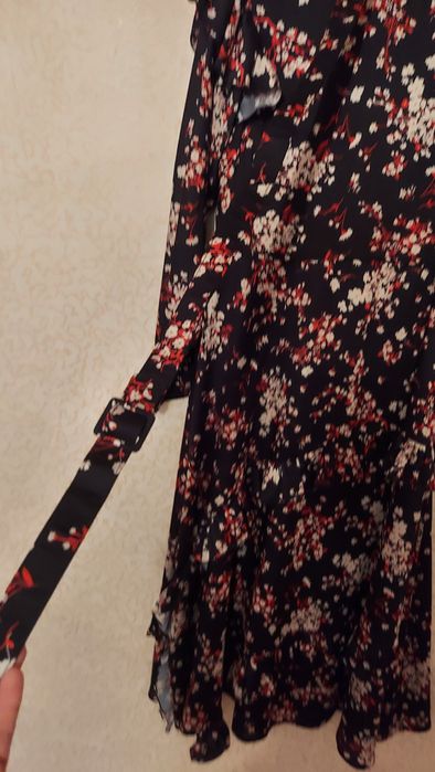 Шифон көйлек, қара түсті