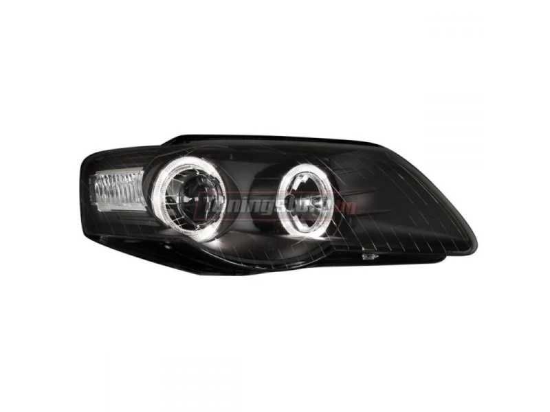 фарове VW Пасат Б6 рингове Angle eyes Pasat Passat B6 Тъмни черни Нови