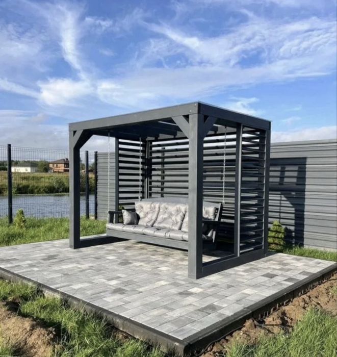 Садовая качель лофт