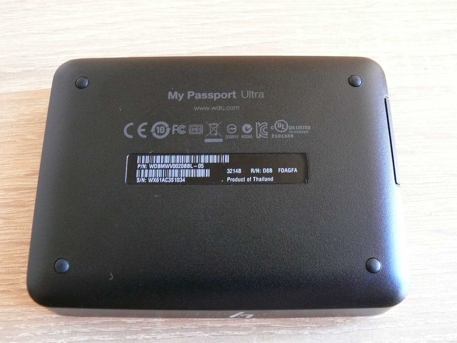 Външен диск Western Digital My Passport Ultra 2.5 2TB USB 3