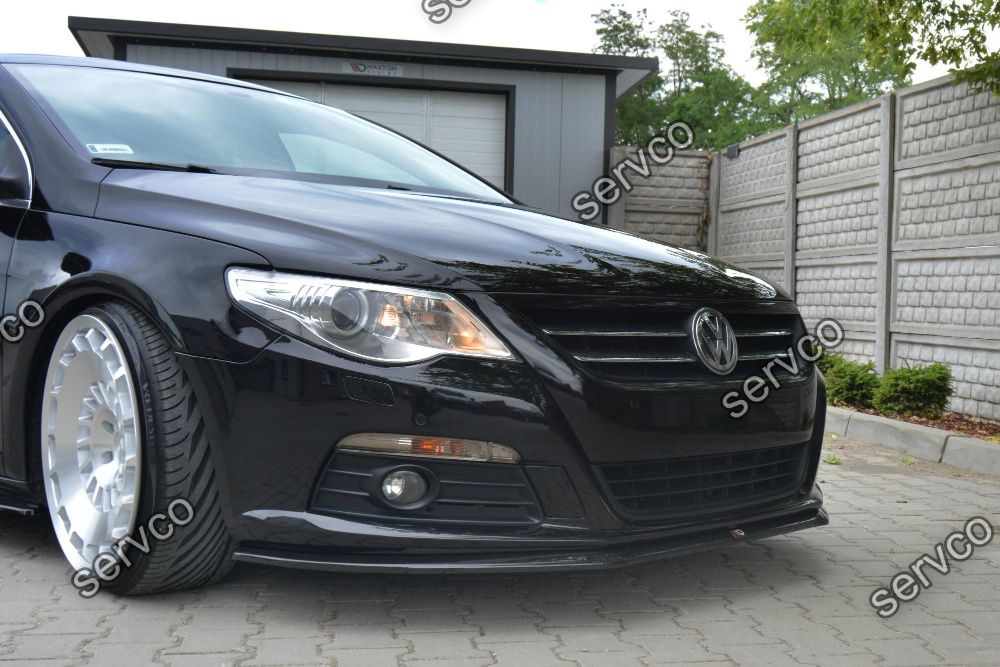 Prelungire splitter bara fata VW Passat CC 2008-2012 v4 Maxton Design