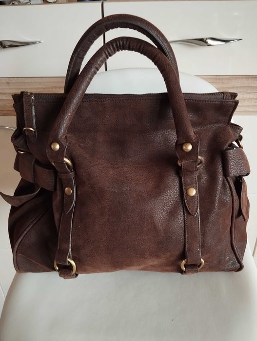 Кафява дамска чанта