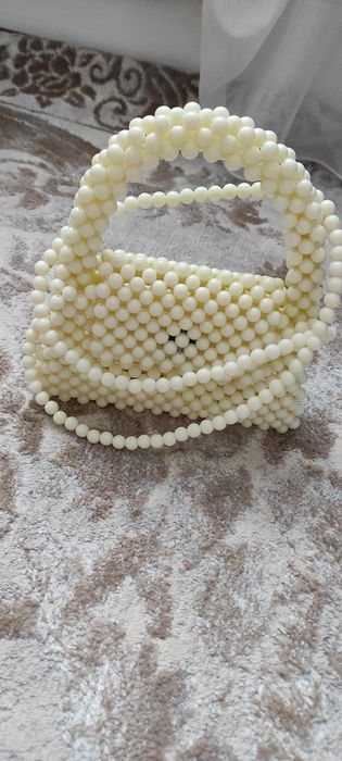 Сумка тренд из бусин.