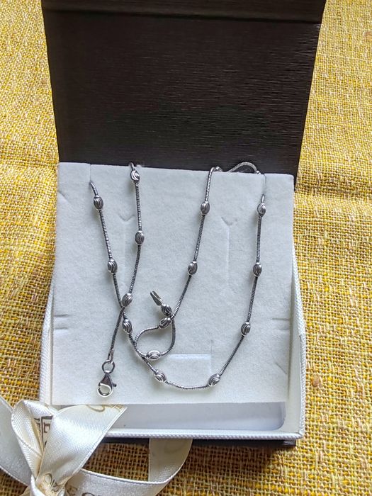 Сребърно колие 42 сантиметра