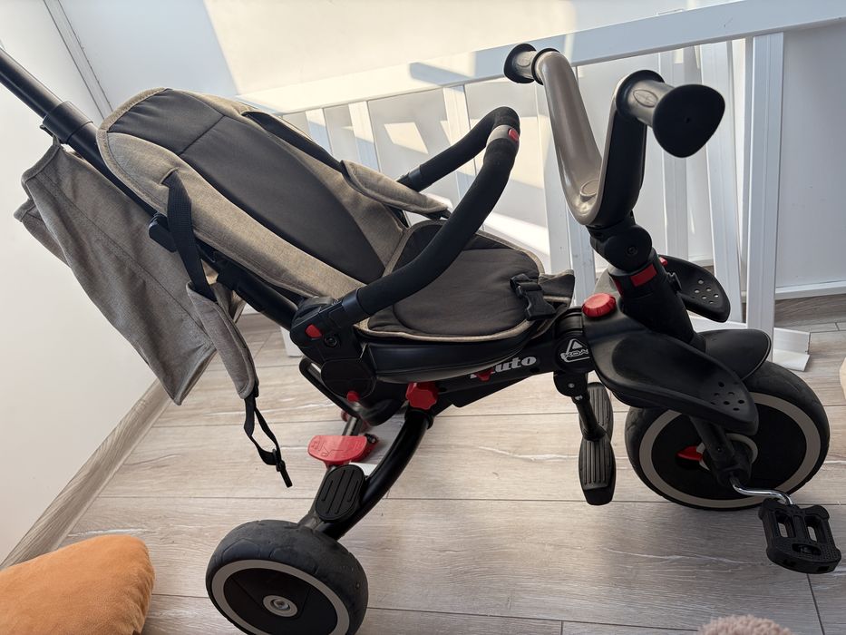 Детска сгъваема триколка Byox - Pluto, бежова