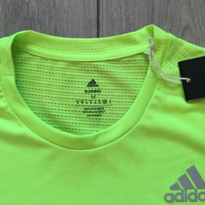 НОВА оригинална електриково зелена тениска ADIDAS размер M от САЩ
