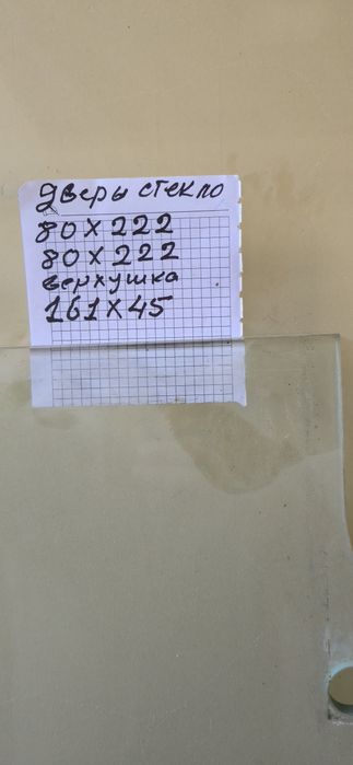 Стикляные двери две  штуки с магазина размером  80. 222  Каму подойдёт