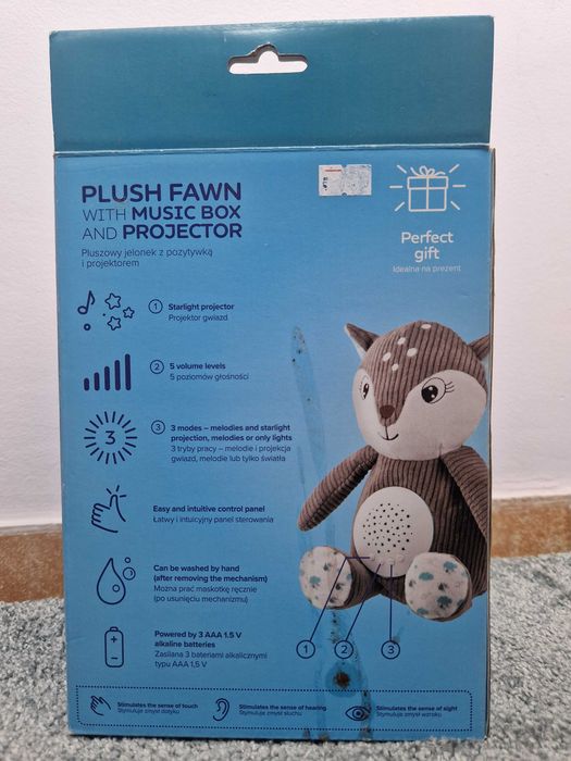 Canpol Toys - играчка еленче с музикална кутия и проетектор 3-в-1