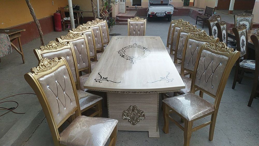 XAMMASI  AKSIYA BOSHLANDI SIFATLI 12 tahlil stol stul kampilekit