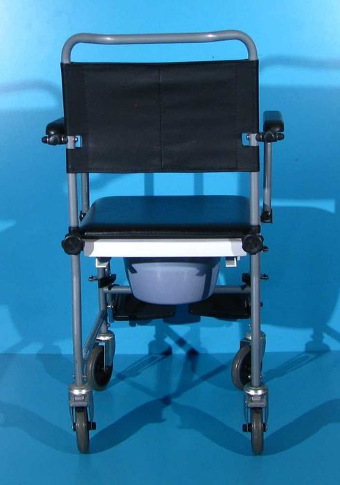 Scaun handicap cu wc si roti  (toaleta) handicap - garantie 12 luni