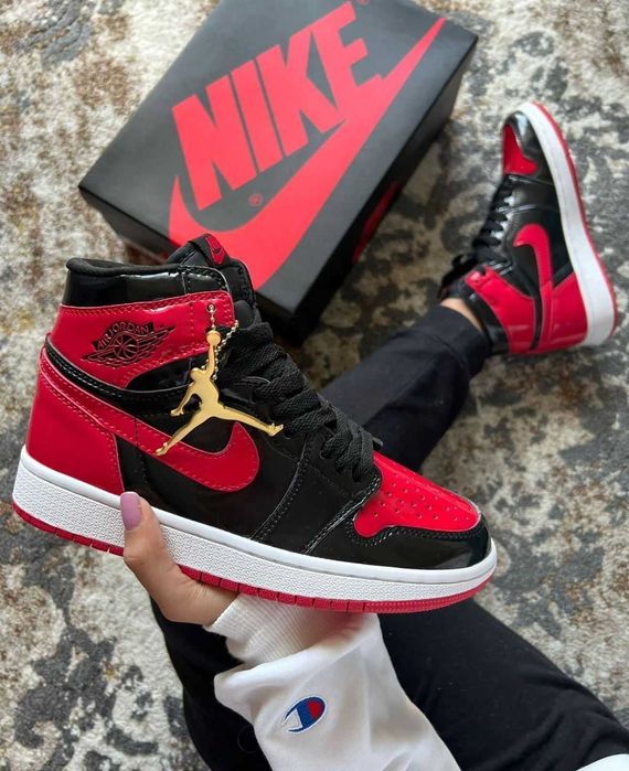 Jordan 1 PATENT-BRED - adidasi noi - cu verificare