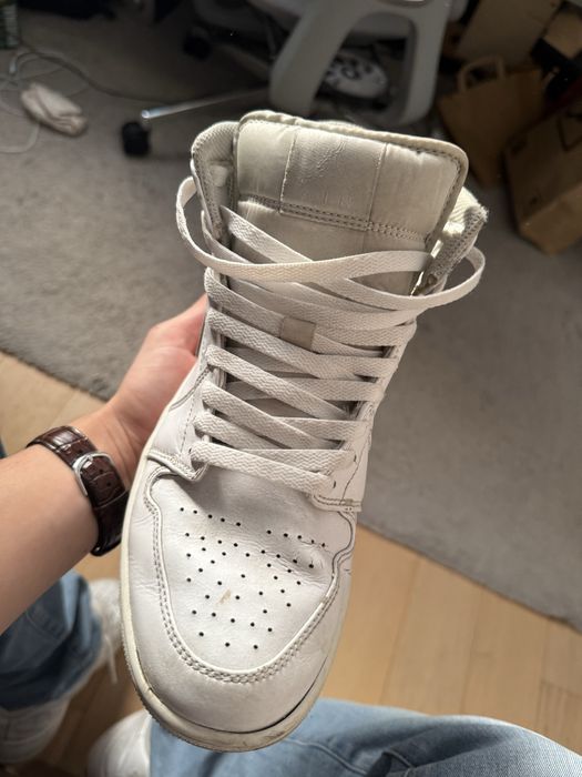 Papuci jordan 1 mid albi