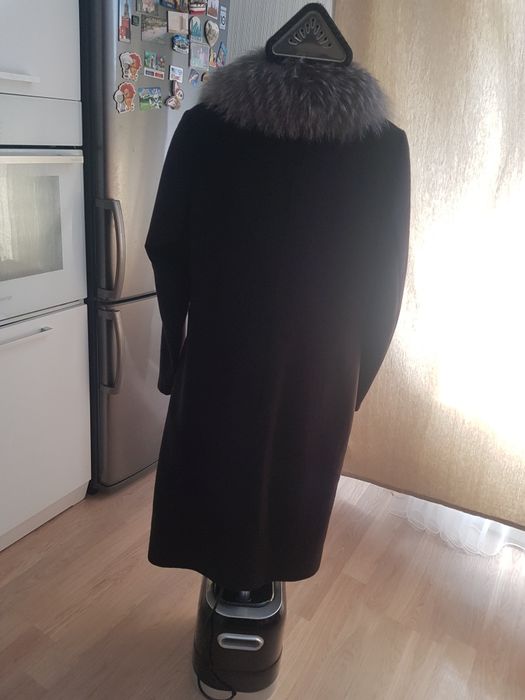 Пальто с чернобуркой