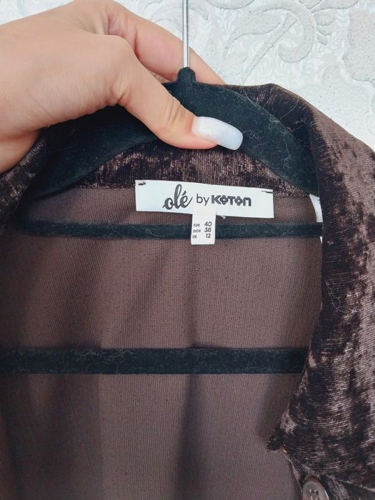 Велюровая рубашка абсолютно новое