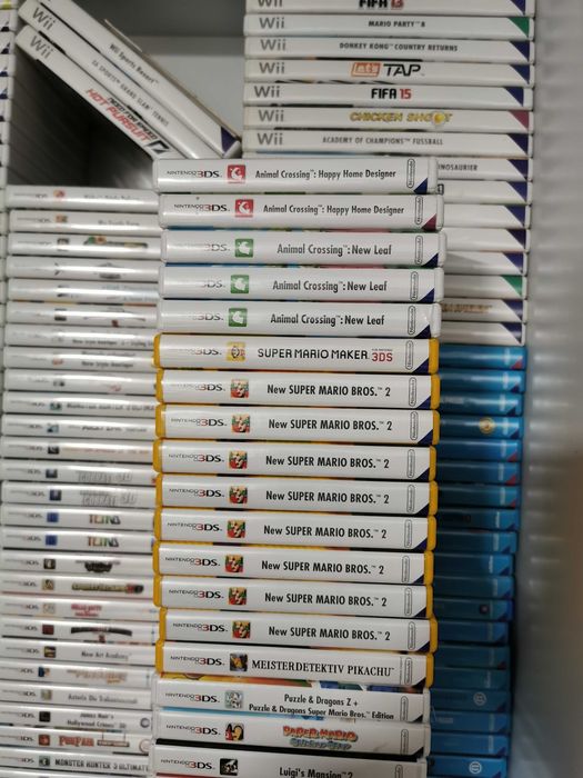 Vand/Schimb Colectie Lot 138 de jocuri (din 351) Nintendo 3DS ORIGINALE LA CUTIE in valoare de 4300 euro sau SCHIMB CU DIVERSE PRODUSE sau AUTO