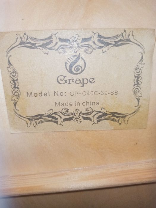 Гитара Grape + комплект для старта