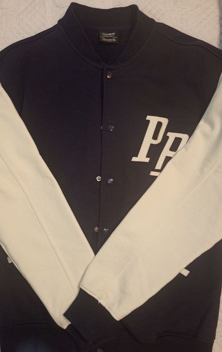 Бомбер цвет синий