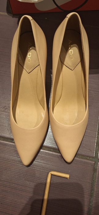 Pantofi stiletto piele naturala