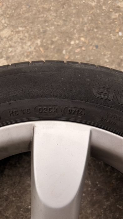 Jante aliaj Peugeot 16” + anvelope Continental/Michelin  205/55 R16
