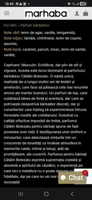 Parfum Catalin Botezatu for him