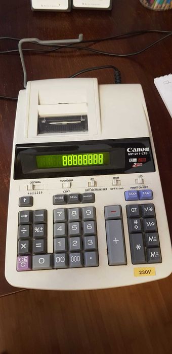 Calculator de birou cu banda - Canon MP 1211-LTS
