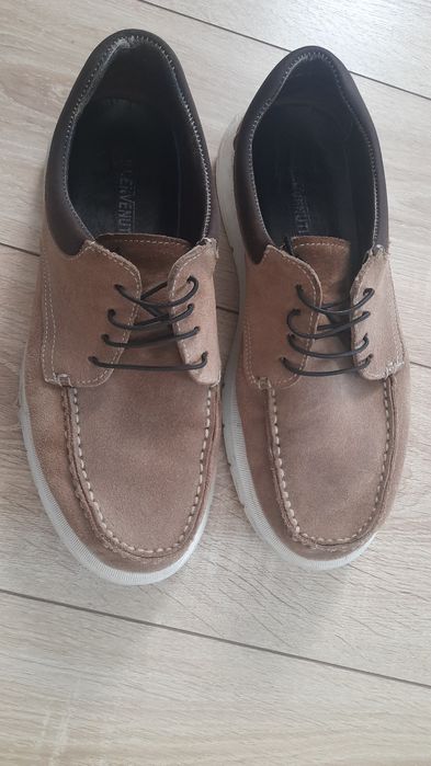 Pantofi Benvenuti piele bărbați la cutie, trimit in tara
