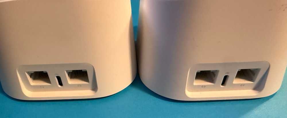 Sistem Mesh eero 6 Router Model N010001, WiFi 6 AX1800, două unități