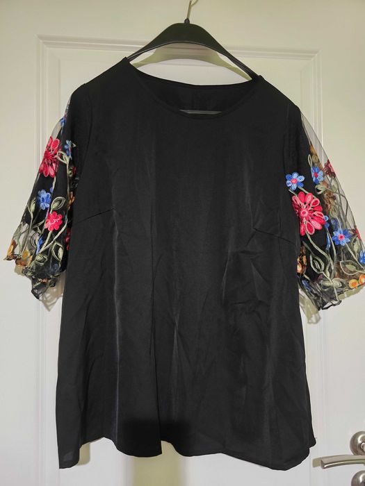 Vand set fusta, bluza, cardigan plasa si cardigan poliester  2XL/3XL, noi