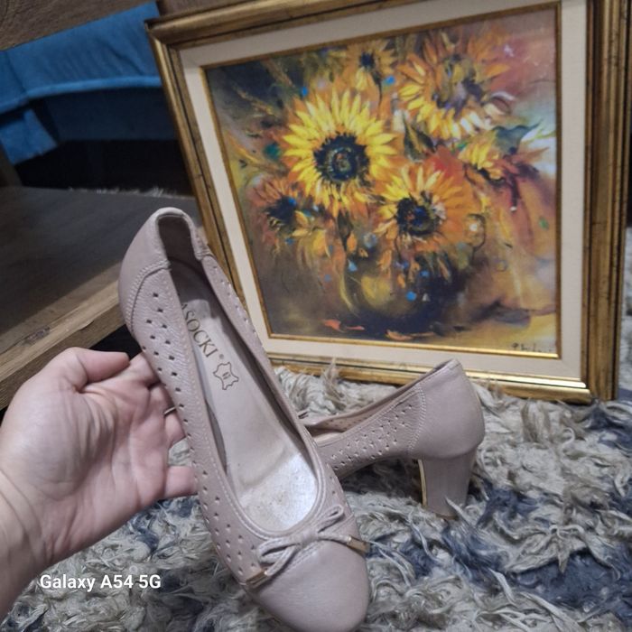 Дамски обувки естествена кожа Ласоцки