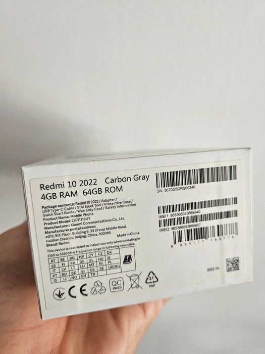Redmi 10, 64 Gb, 4 Gb, nou la cutie