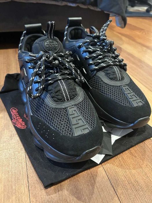 Versace Chain Reaction Black - 36-45- Nou cu verificare
