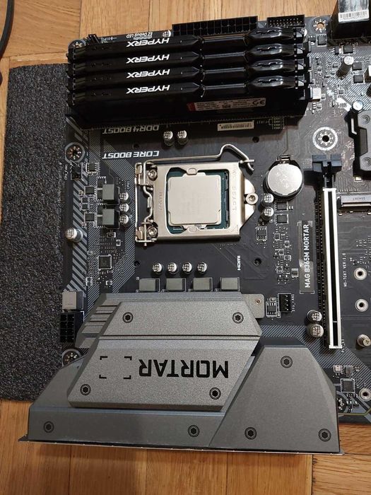 Intel i5 8600K + MSI B365M Mortar + 32GB DDR4 HyperX Fury