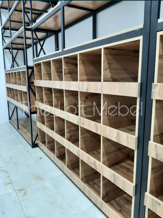 Витрина, Стеллажи для магазинов