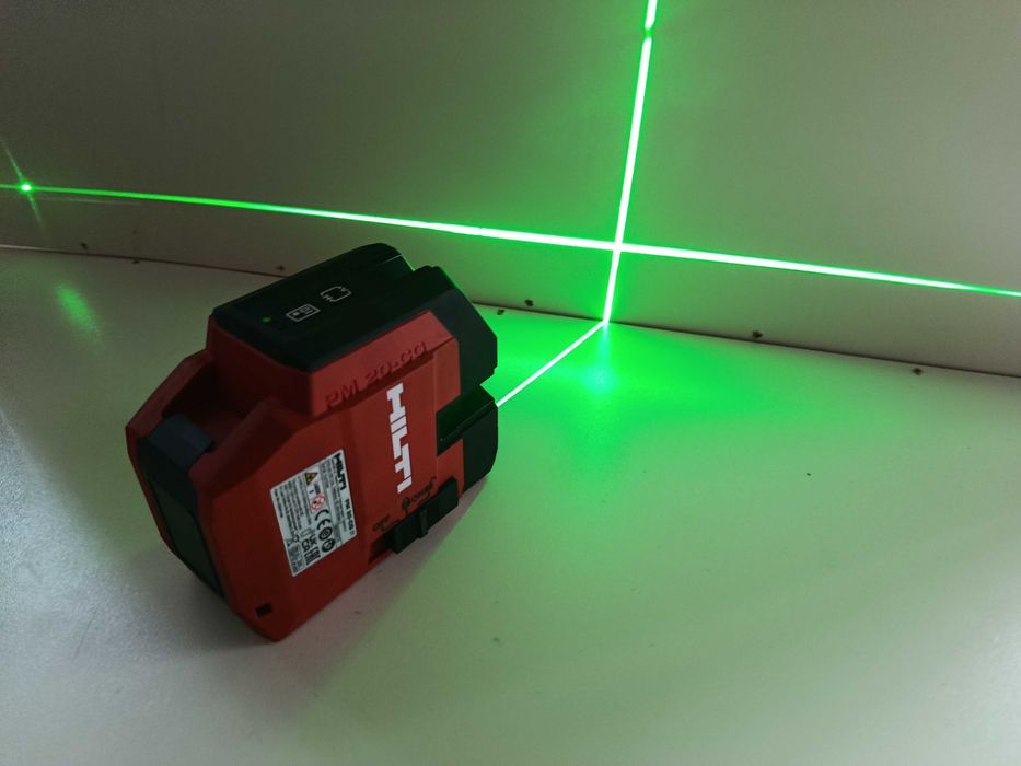 Laser Verde Boloboc HILTI PM 20-CG 4 Combilaser cu 2 linii si 4 puncte cumpana cruce