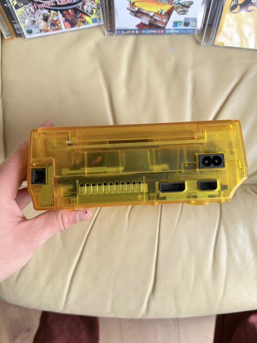 SEGA Dreamcast Crystal Orange