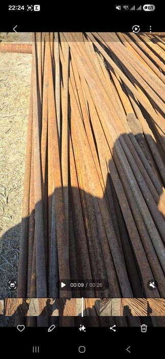 Штанги (стальные) д 19 д 22.