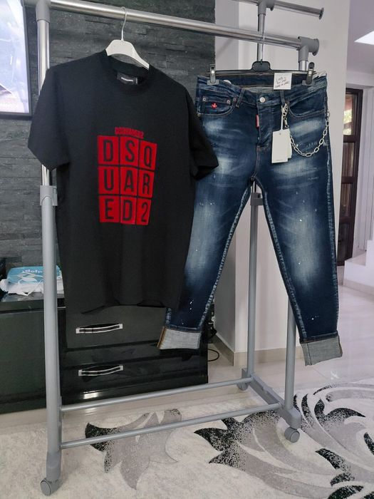 Set blugi și tricou pentru bărbați disquared