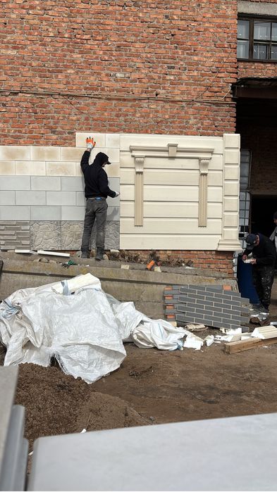 Термопанель фибробитон декор элементь  теплфасад