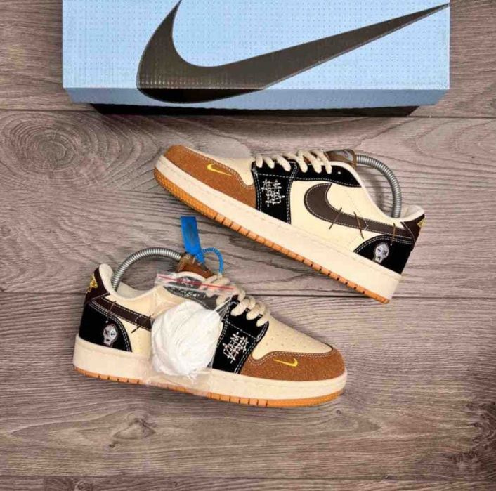 Nike Air Jordan 1 Low WMNS Brown/Cream
