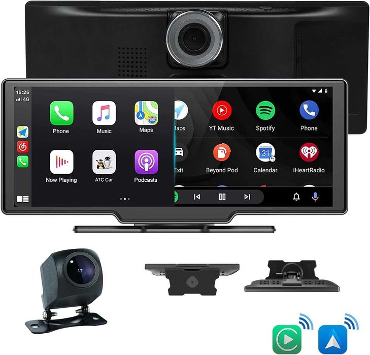 Видеорегистартор с CarPlay навигация 10.26 инча и задна камера