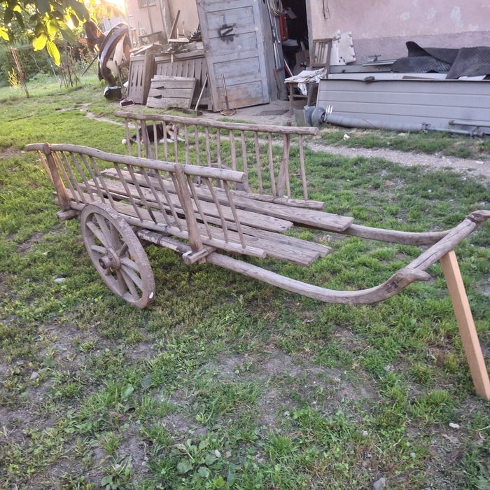 Caruta cu 2 roti.  Teleaga